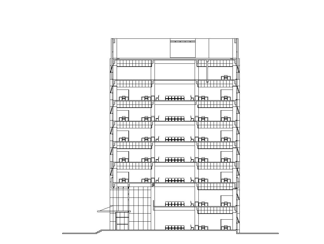 [江苏]启东市行政综合服务中心建筑施工图设计施工图下载【ID:149933158】