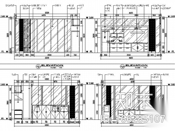 [苏州]水岸社区典雅新中式三层别墅装修施工图施工图下载【ID:166285107】