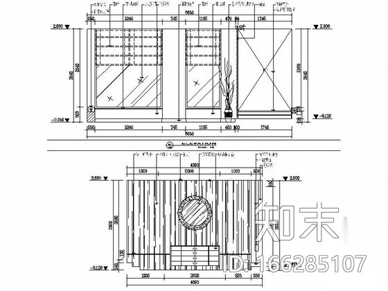 [苏州]水岸社区典雅新中式三层别墅装修施工图施工图下载【ID:166285107】