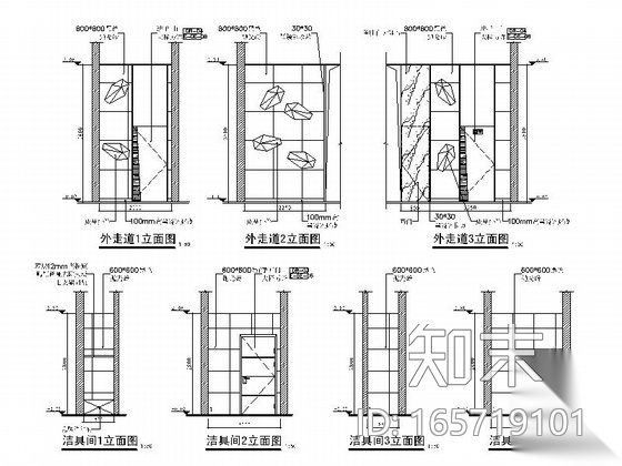 [上海]时尚潮流现代电影城室内装修施工图（含效果图）cad施工图下载【ID:165719101】