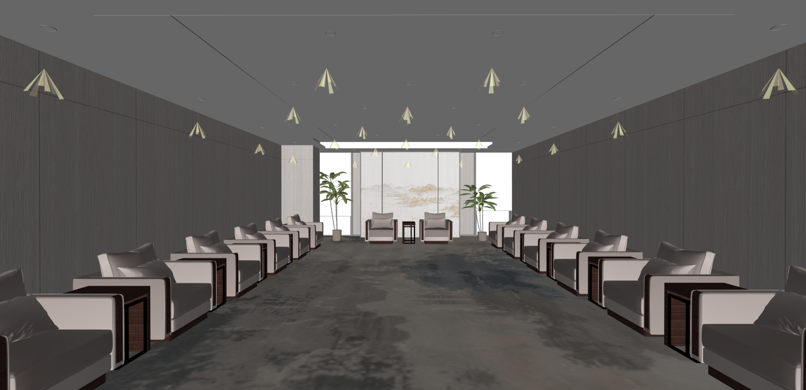 现代会议室SU模型下载【ID:1215952072】