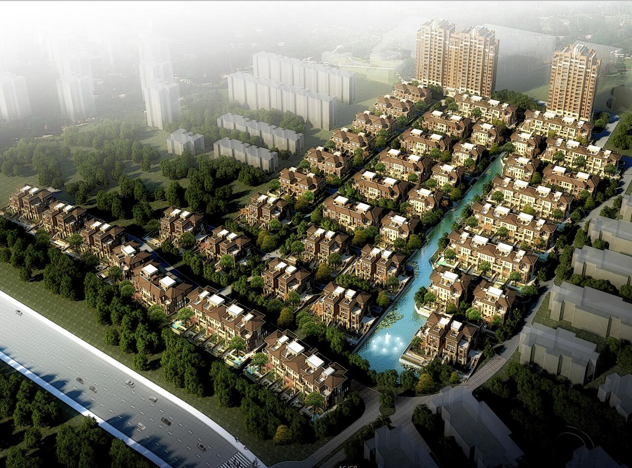 [山东]国际社区滨水豪宅建筑方案文本施工图下载【ID:165619128】