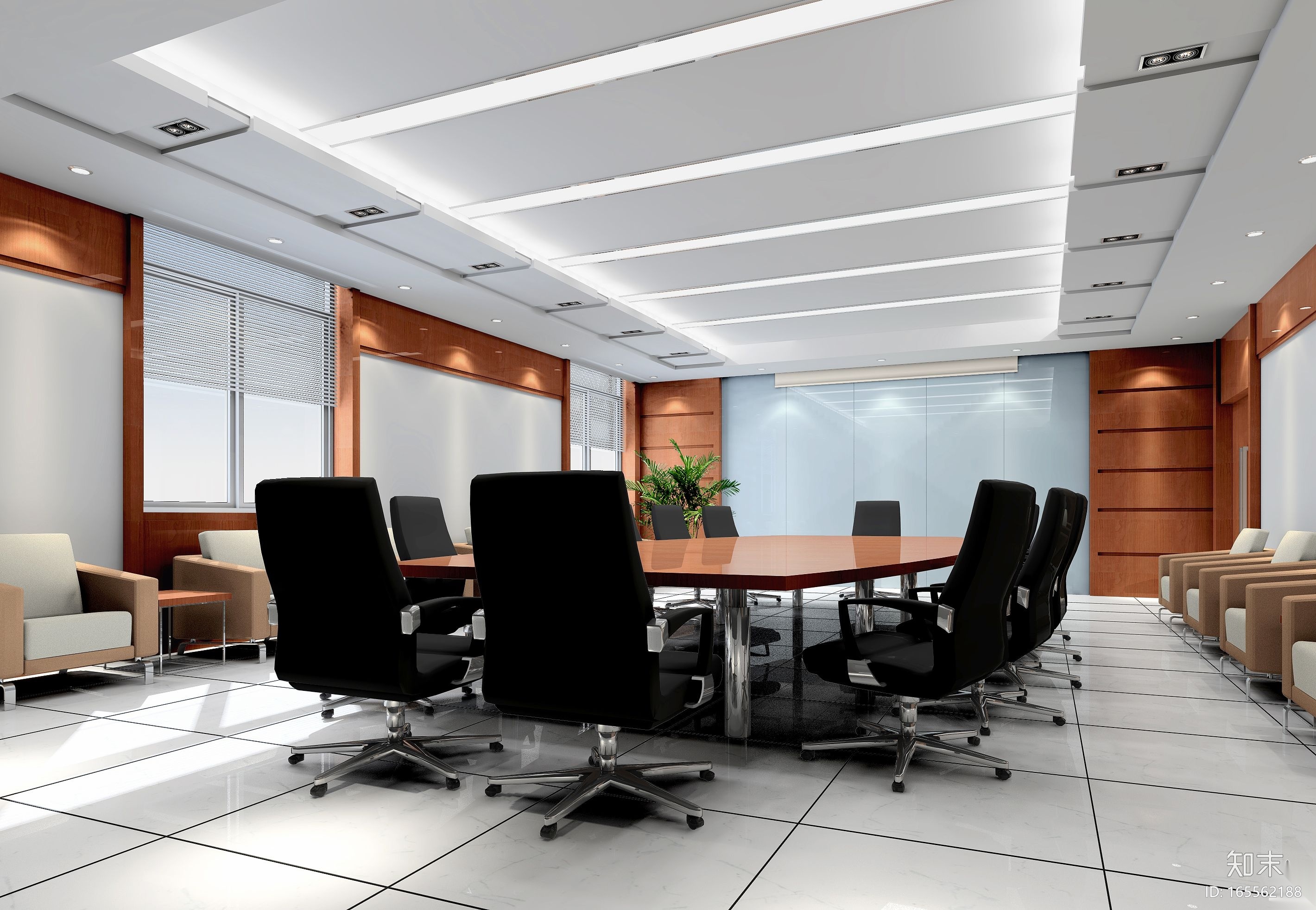 [盐城]某中学综合办公楼装修图（含效果）施工图下载【ID:165562188】