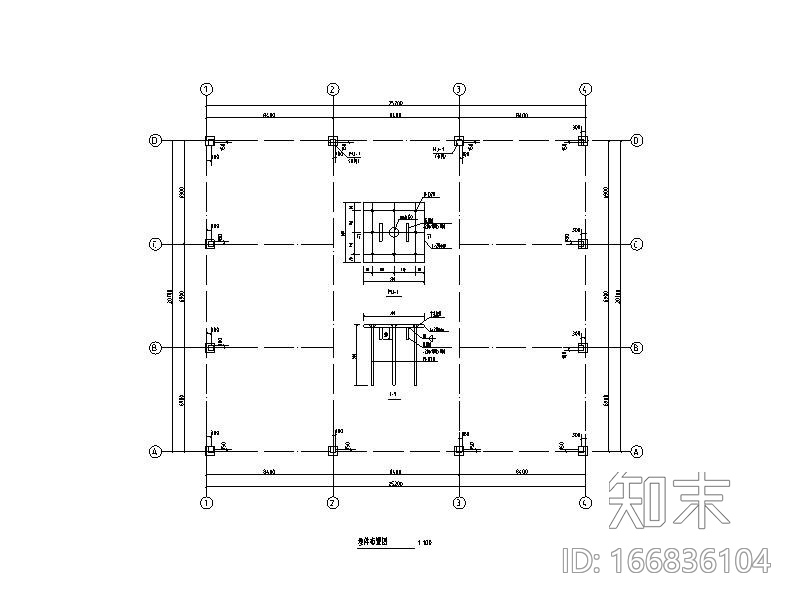 普通螺栓球双层网架结构施工图2015施工图下载【ID:166836104】