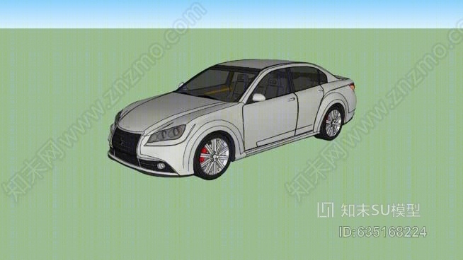 落地灯SU模型下载【ID:635168224】