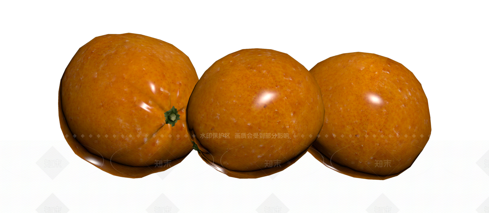 橙色水果模型3D模型下载【ID:1206186832】