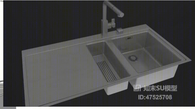 水槽SU模型下载【ID:718179768】