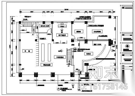 某汽车美容院装饰图cad施工图下载【ID:161758146】