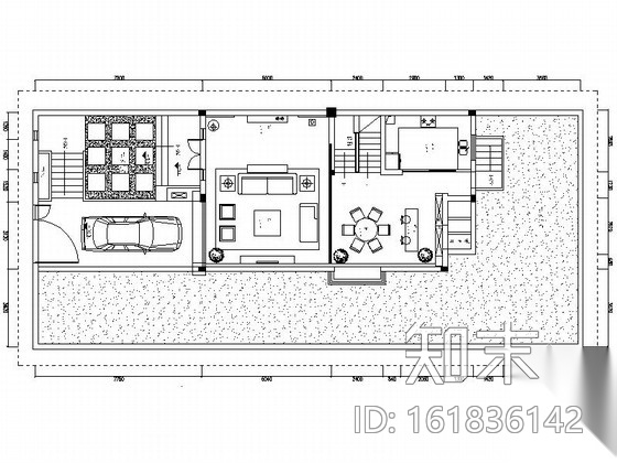 [江苏]淮安现代简约风格别墅住宅装修CAD施工图（含效果...cad施工图下载【ID:161836142】