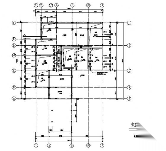 上海某二层高档别墅（C型）建筑施工图cad施工图下载【ID:149893190】