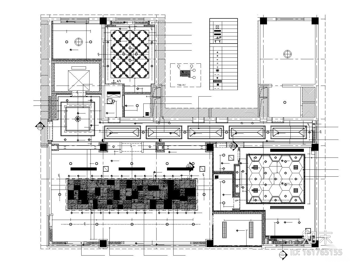 [苏州]新中式风格多层酒楼内部施工图cad施工图下载【ID:161765155】