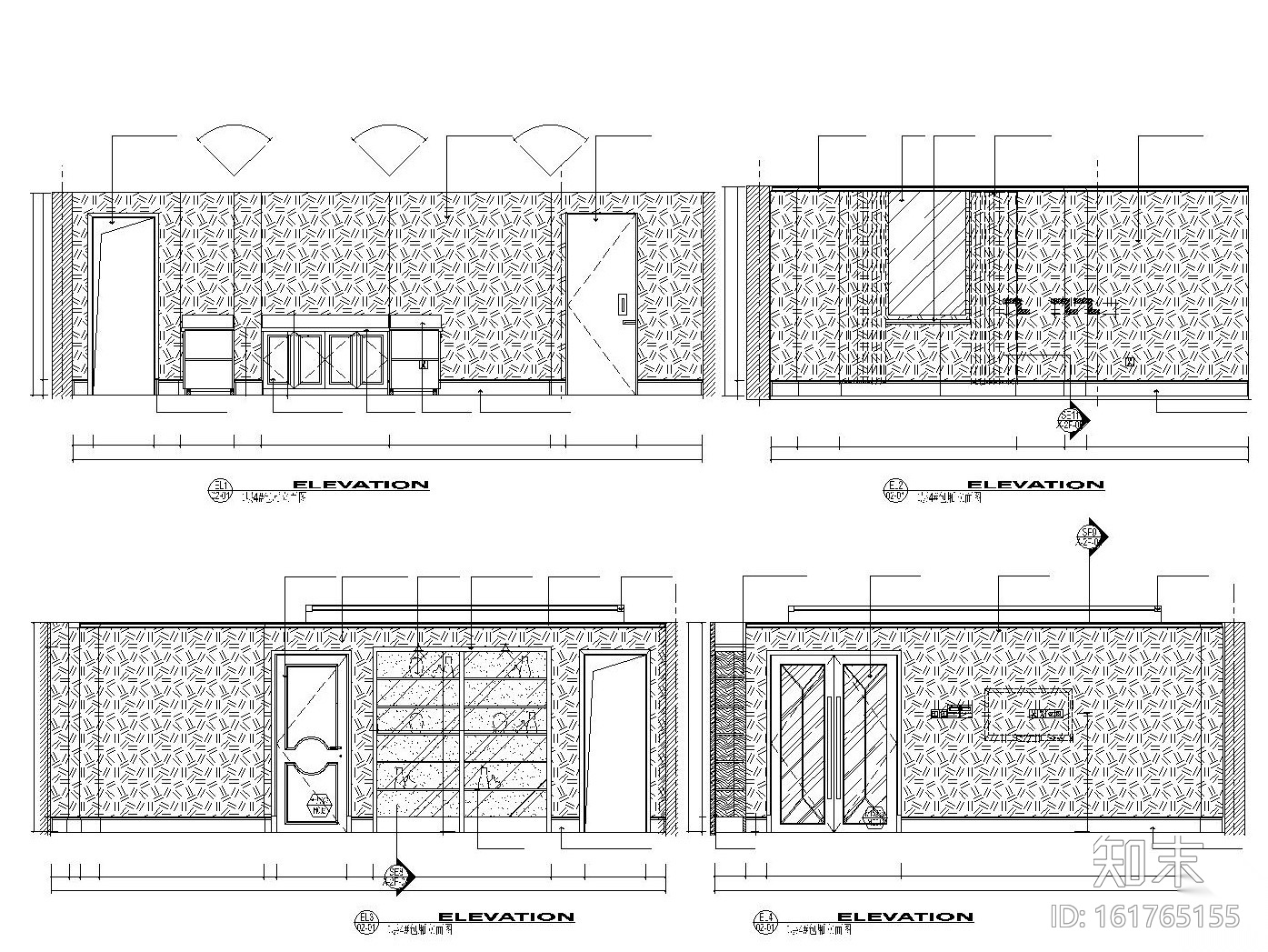 [苏州]新中式风格多层酒楼内部施工图cad施工图下载【ID:161765155】