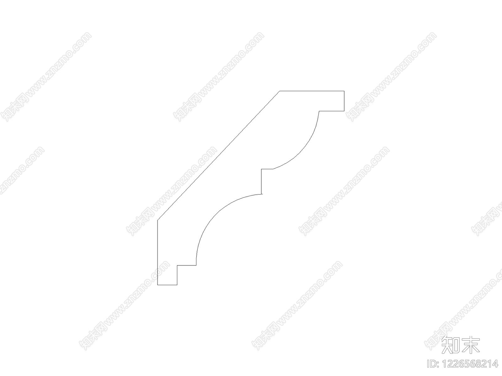 中式装饰线条CAD图纸
