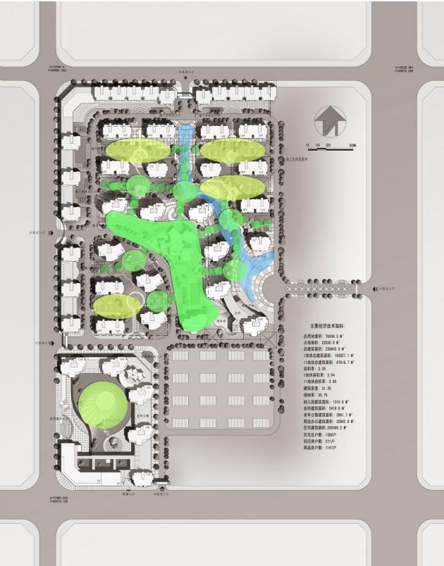 [台州]高层现代风格垂直线条立面住宅建筑设计方案文本(...cad施工图下载【ID:149875118】