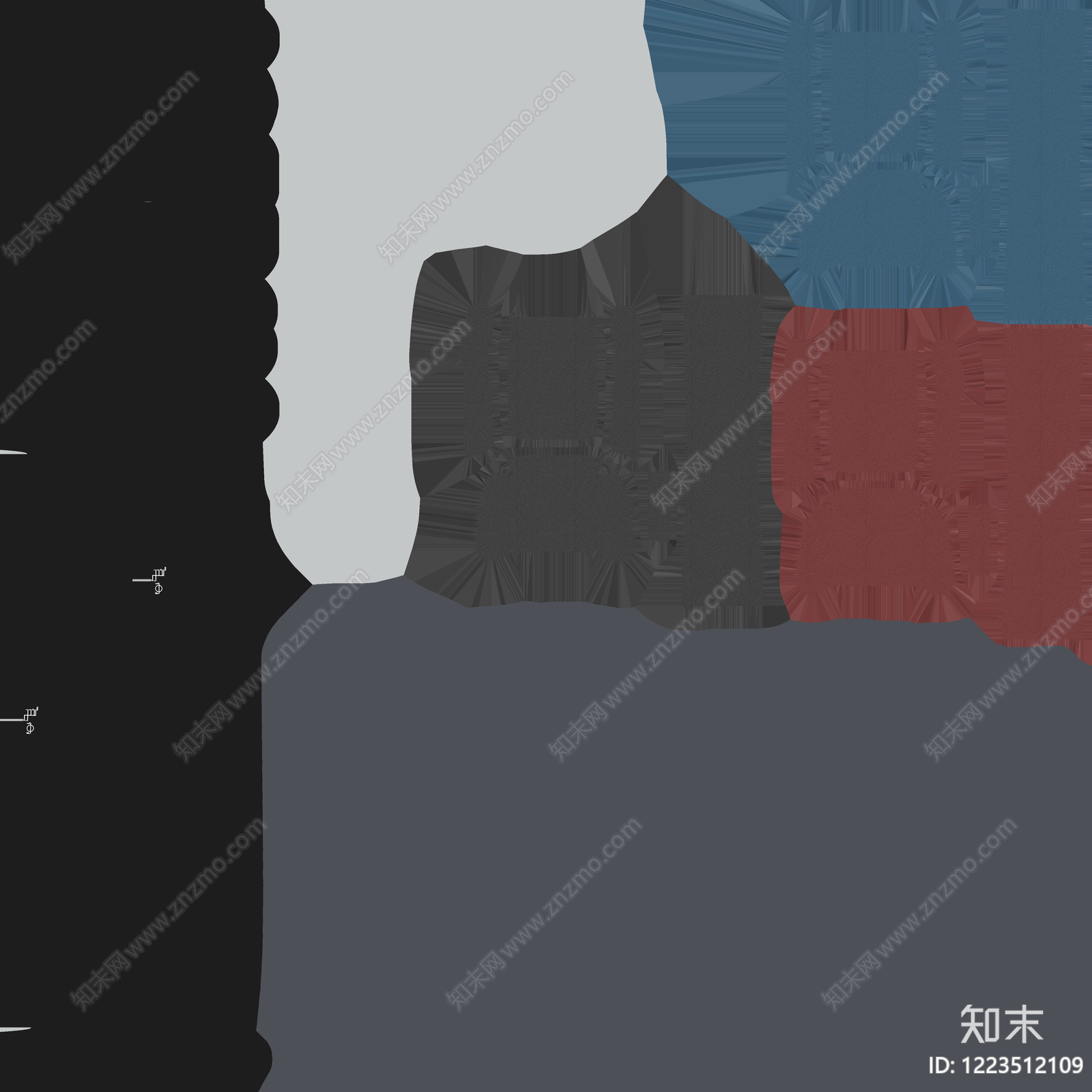 格子地毯高清贴图材质