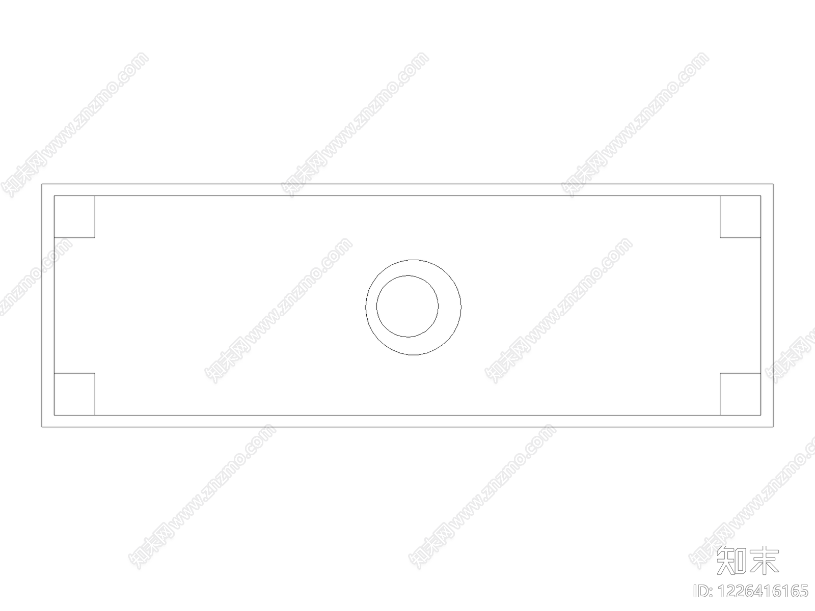 现代柜子CAD图纸