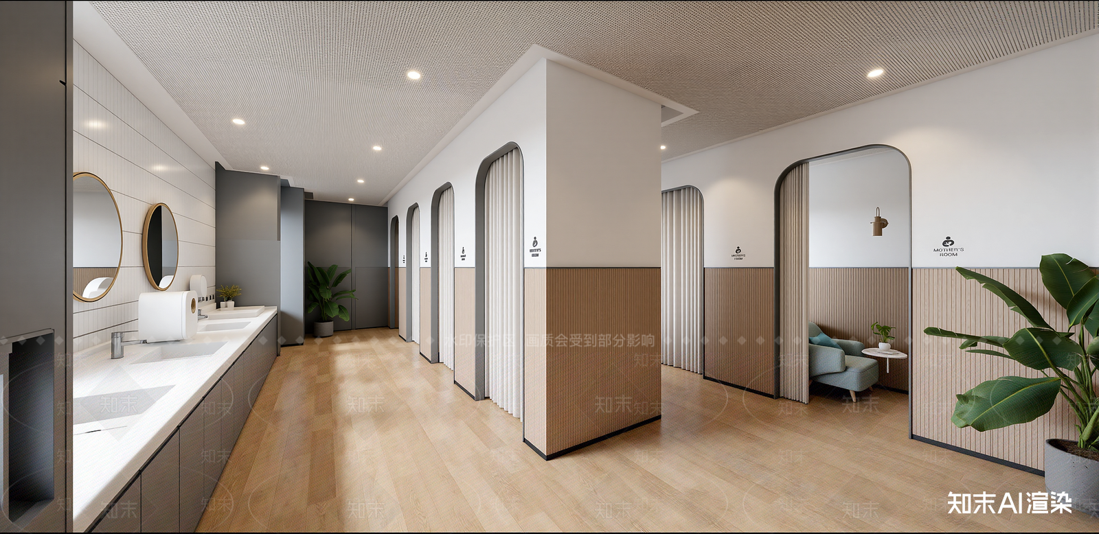 现代其他办公区域SU模型下载【ID:1216031226】