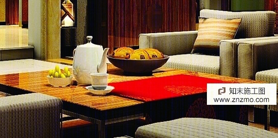 现代风格三居施工图cad施工图下载【ID:36938164】