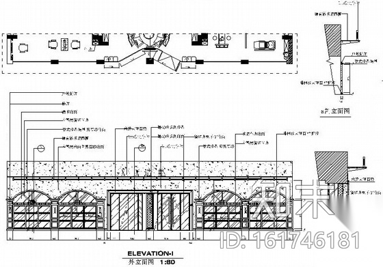 [福建]某时尚造型连锁店室内装修施工图cad施工图下载【ID:161746181】
