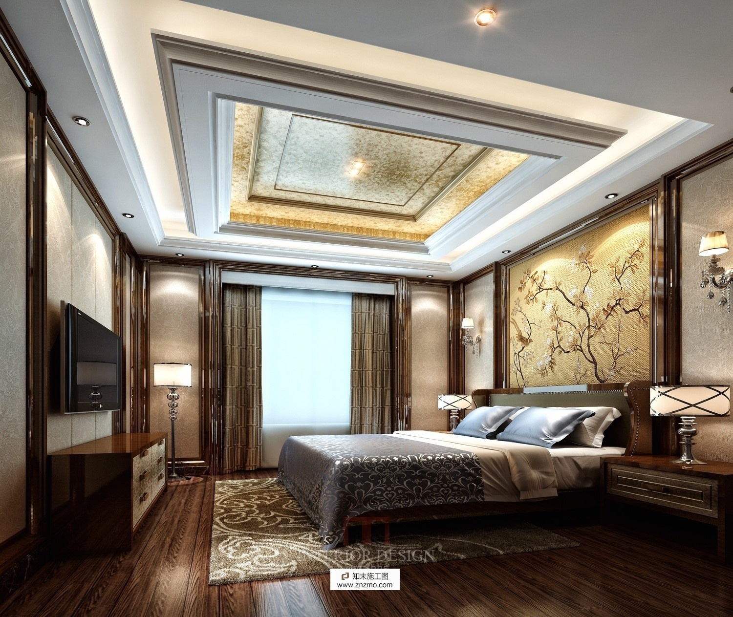 金螳螂兰雅别墅样板房cad施工图下载【ID:56888979】