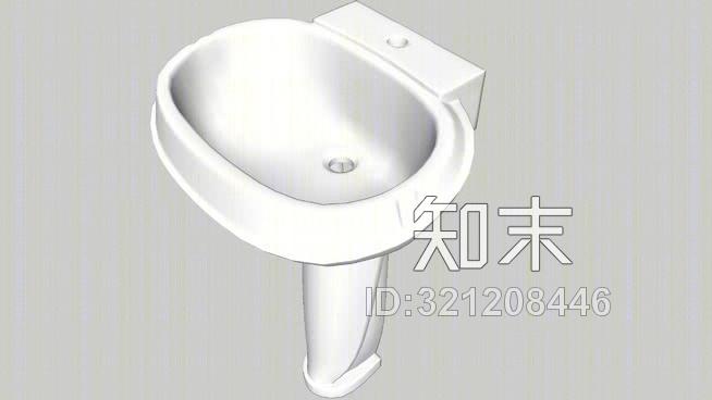 柱盆SU模型下载【ID:321208446】