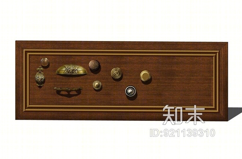 门把手组合SU模型下载【ID:921139310】