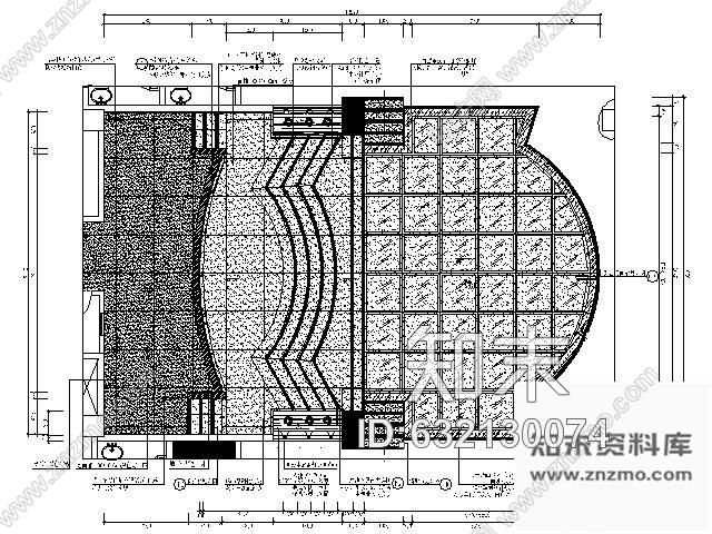 施工图厦门豪华夜总会演艺大厅施工图cad施工图下载【ID:632130074】