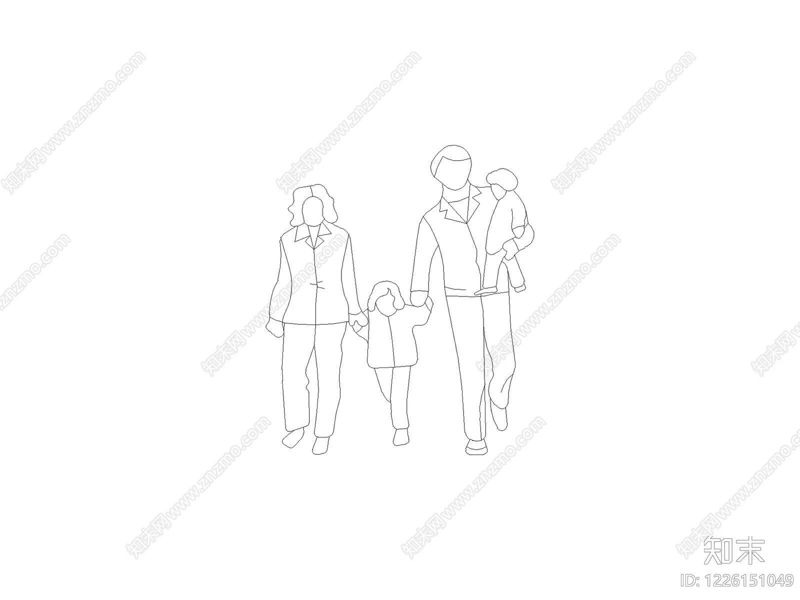 人物cad施工图下载【ID:1226151049】