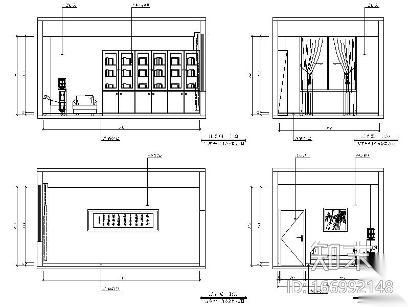 [重庆]烟草专卖局综合办公楼室内设计施工图施工图下载【ID:166992148】