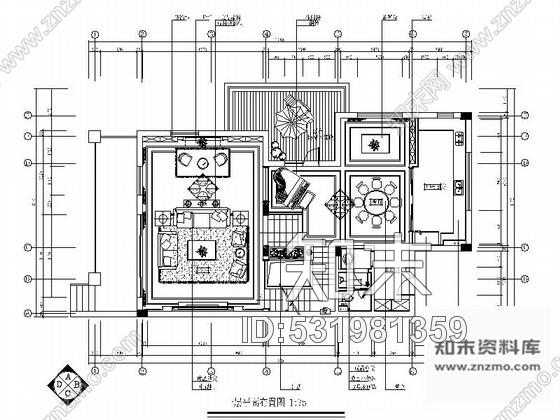 施工图杭州某复古欧式三层别墅室内设计施工图施工图下载【ID:531981359】