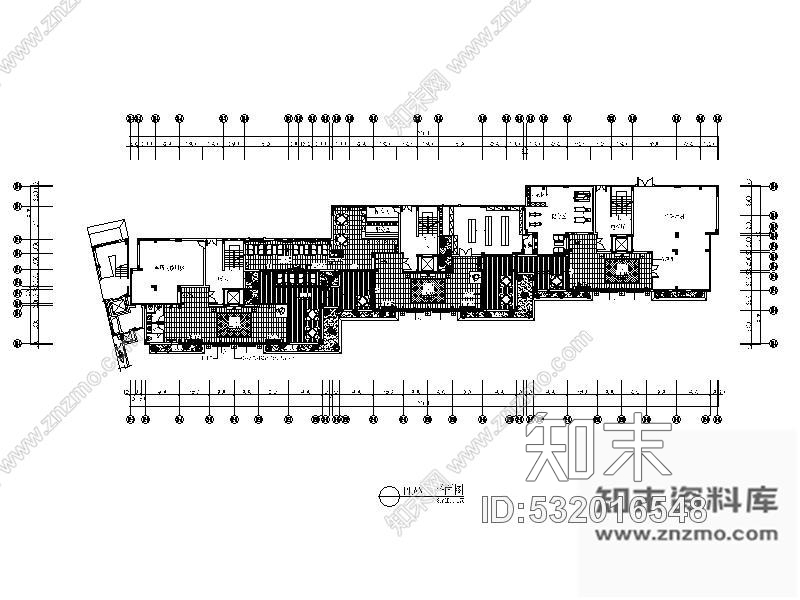 施工图无锡某小区茶吧会所室内装修图含效果cad施工图下载【ID:532016548】
