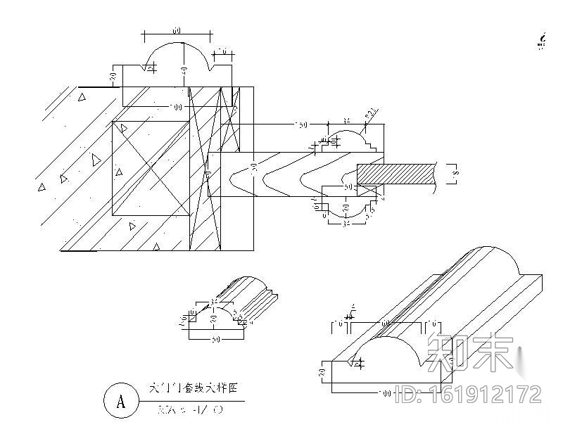 490㎡泰式风格二层别墅装修图cad施工图下载【ID:161912172】