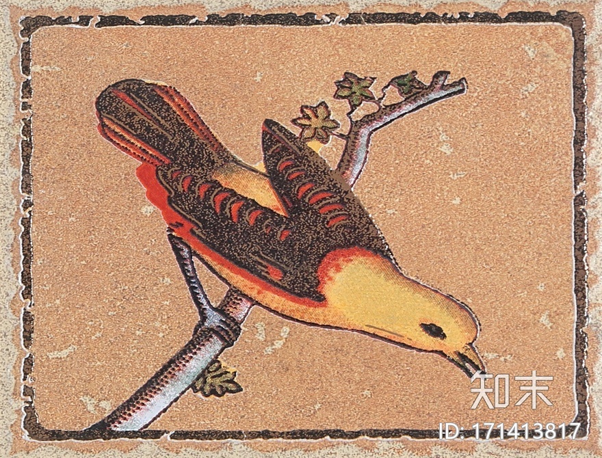 仿古砖花片贴图下载【ID:171413817】