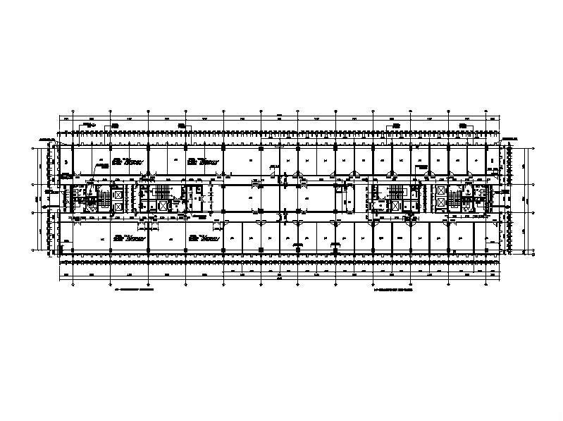 [浙江]高层框架结构县级现代风格机关办公楼建筑施工图cad施工图下载【ID:149958136】