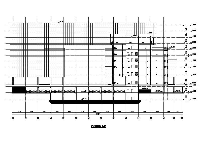 [浙江]高层框架结构县级现代风格机关办公楼建筑施工图cad施工图下载【ID:149958136】