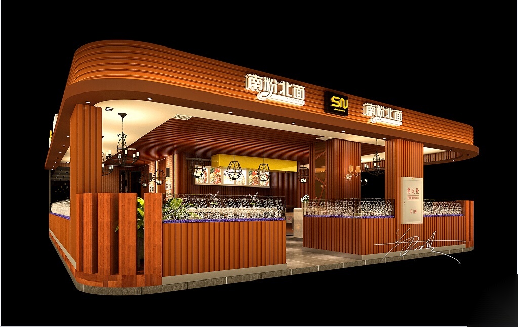 [湖北]快餐店设计施工图cad施工图下载【ID:160708102】