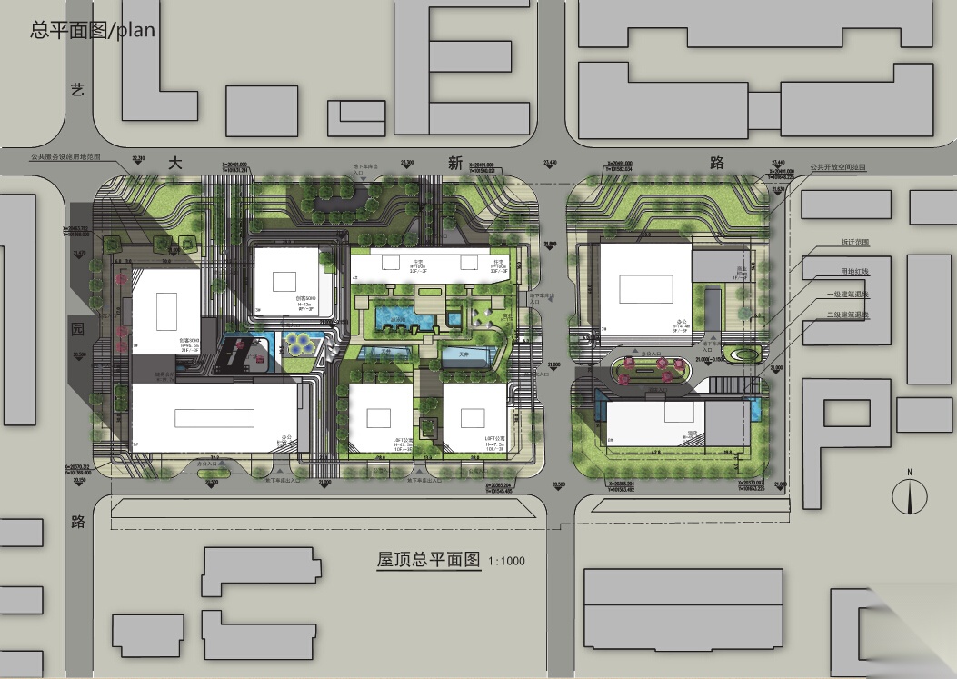 [深圳]超高层地标性商业住宅综合性广场方案+CAD施工图全...施工图下载【ID:165139125】