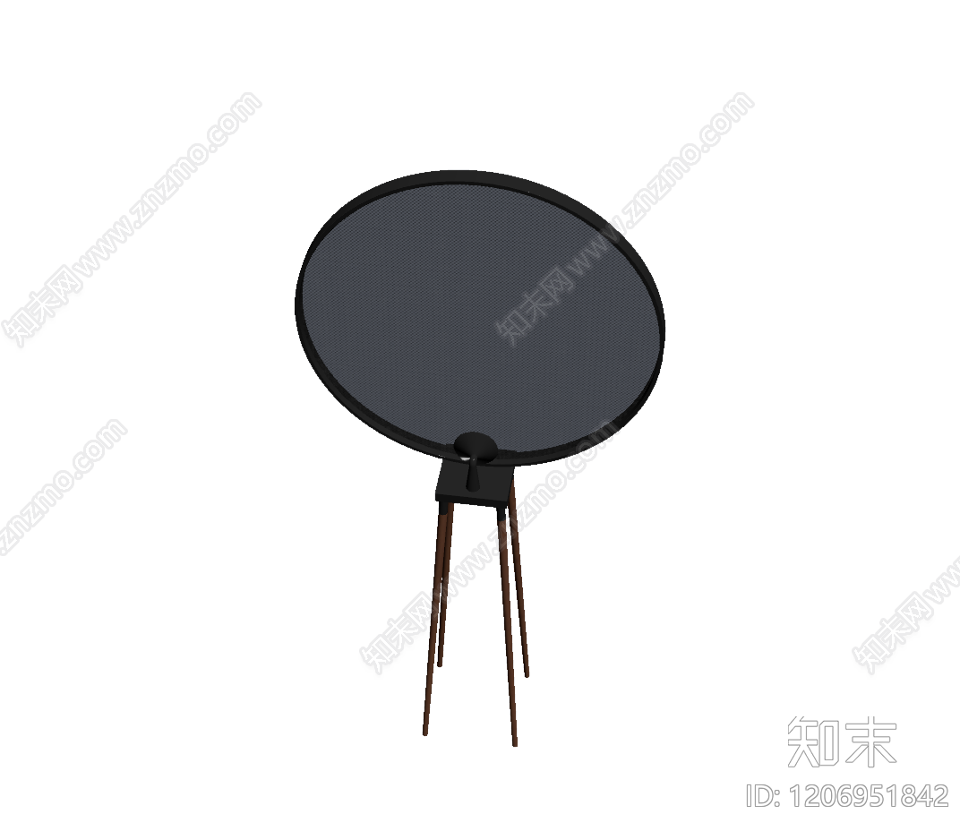 圆形落地灯模型3D模型下载【ID:1206951842】