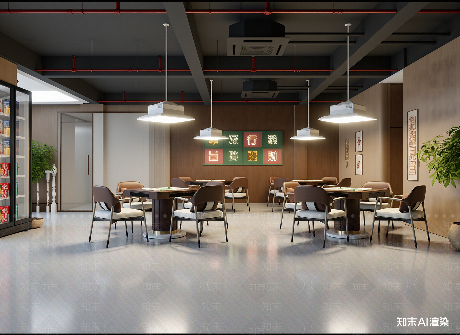 新中式茶馆3D模型下载【ID:1214065611】