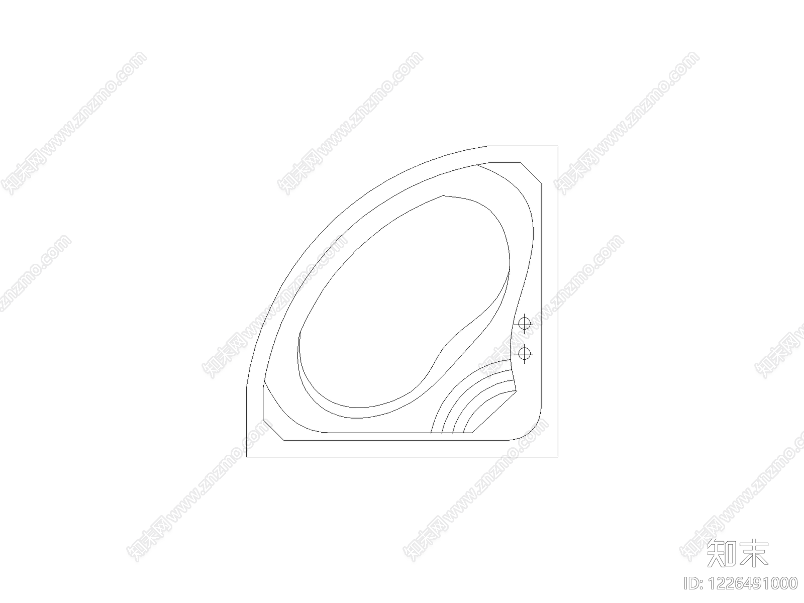 卫浴设施cad施工图下载【ID:1226491000】
