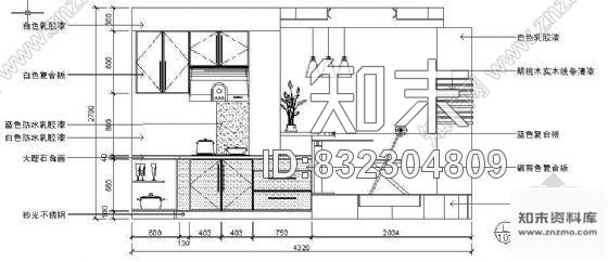 图块/节点厨房立剖面图施工图下载【ID:832304809】