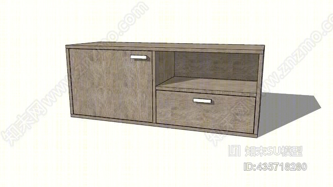 多佛middelhoog（电视）dressoir，dh2dSU模型下载【ID:435718280】
