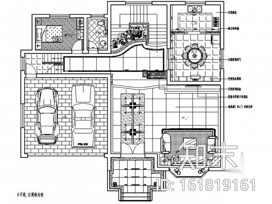 [上海]雅致四层别墅室内装修图施工图下载【ID:161819161】