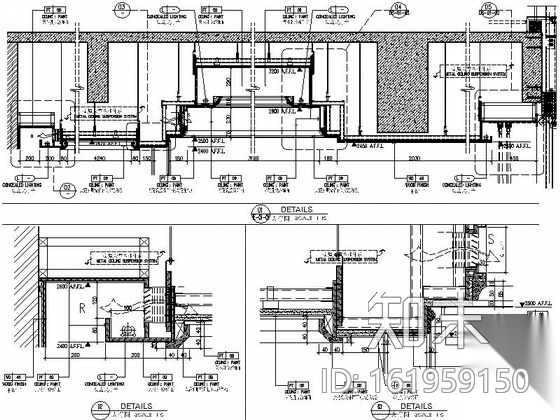 [成都]国际顶级豪华五星级酒店双人房室内装修图cad施工图下载【ID:161959150】