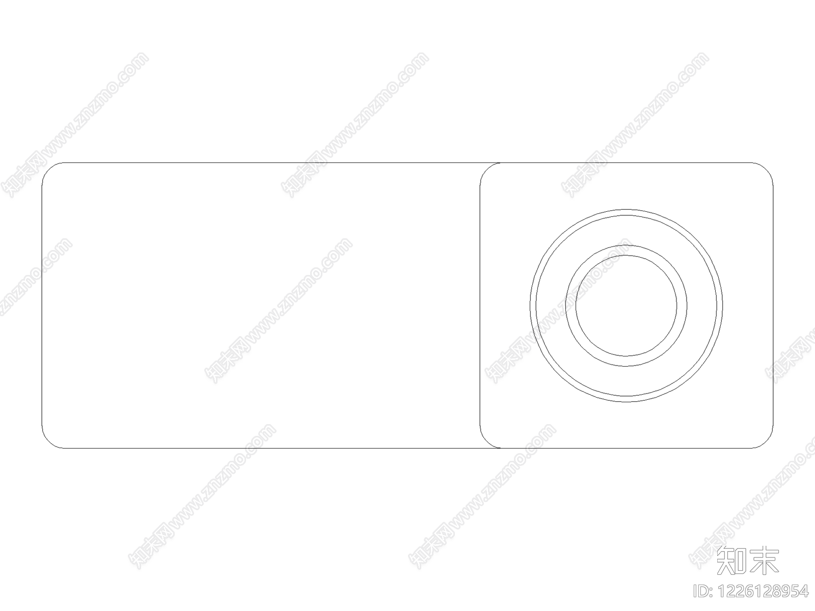 开关插座CAD图纸