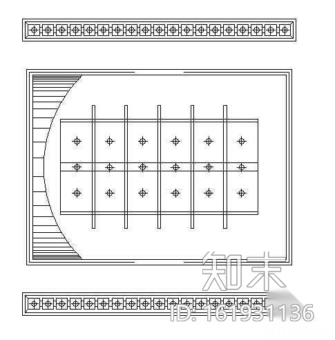 西式天花cad施工图下载【ID:161931136】