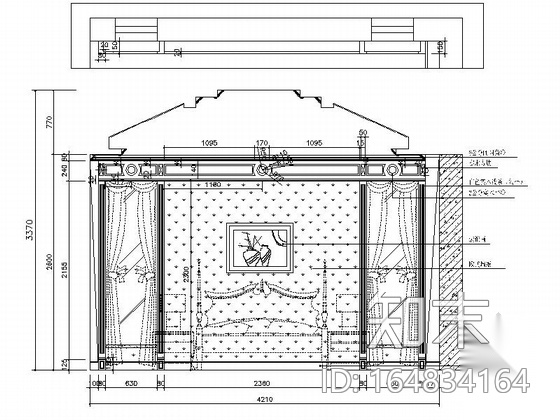 [上海]鸟语花香古典欧式风格独栋别墅样板间装修施工图（...cad施工图下载【ID:164834164】