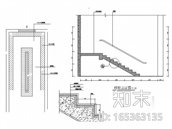 [广州]园林式初级中学高档办公楼CAD装修施工图施工图下载【ID:165363135】