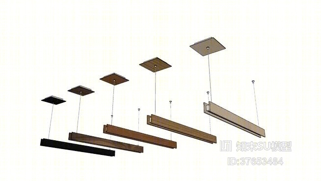 吊灯SU模型下载【ID:37653484】