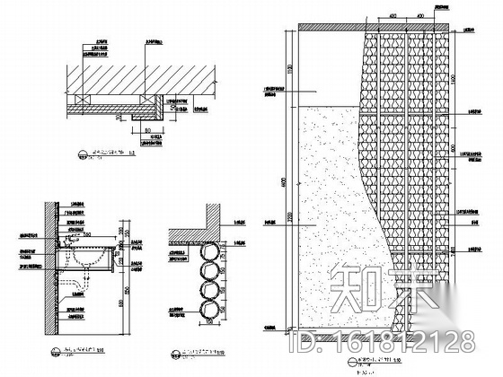 [四川]某水务集团现代办公室装修图（含效果）cad施工图下载【ID:161812128】